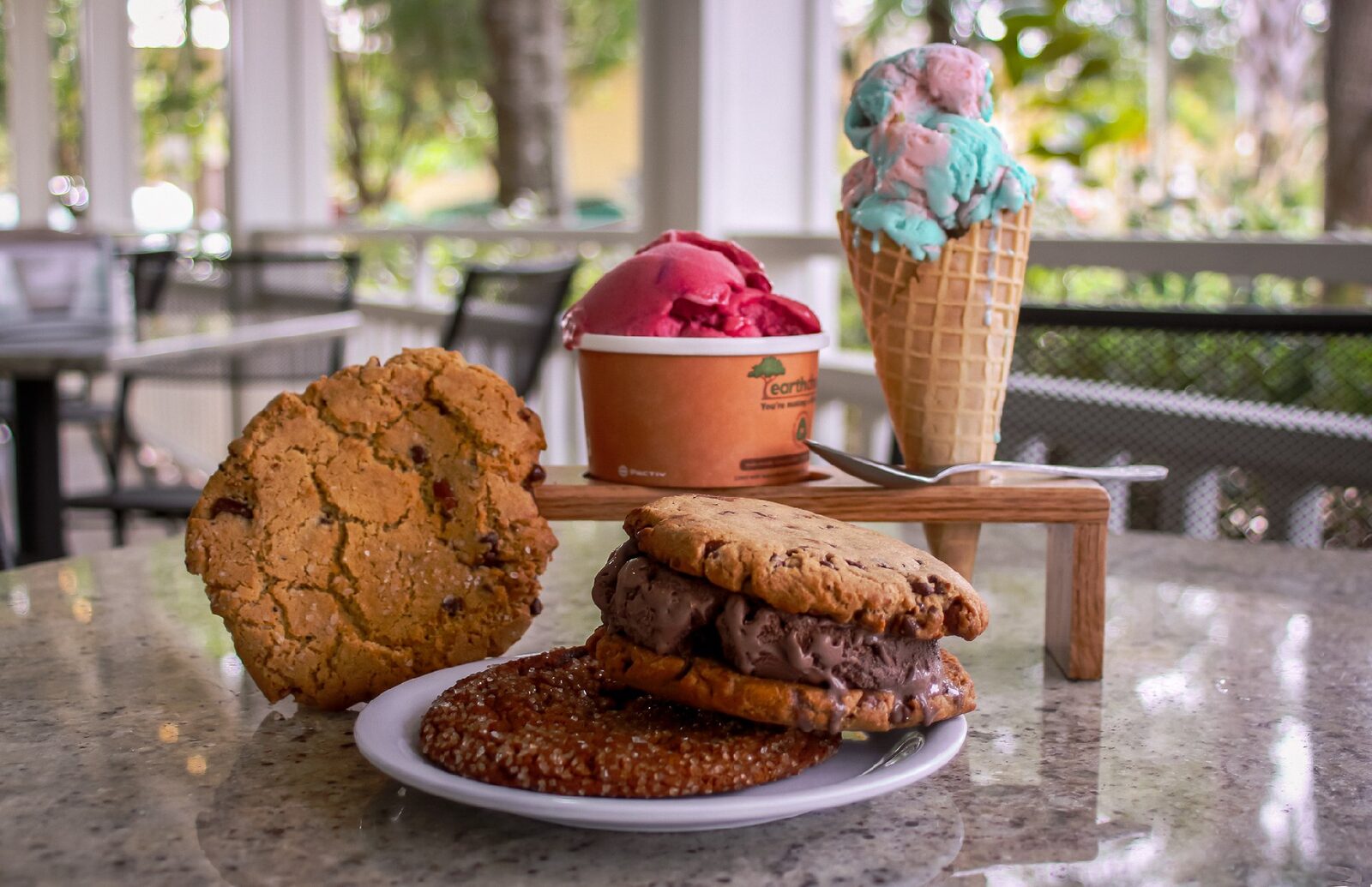 BuzzCatz Coffee & Sweets — Orange Beach's homegrown coffee shop and scratch bakery — the cinnamon rolls are the argument.