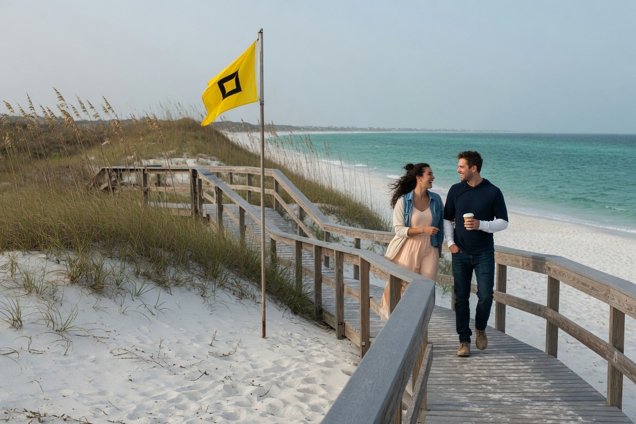 Sand in the Coffee, Vol. 91: the wheels on your beach cart are wrong — daily from The Drift, Perdido Key OG