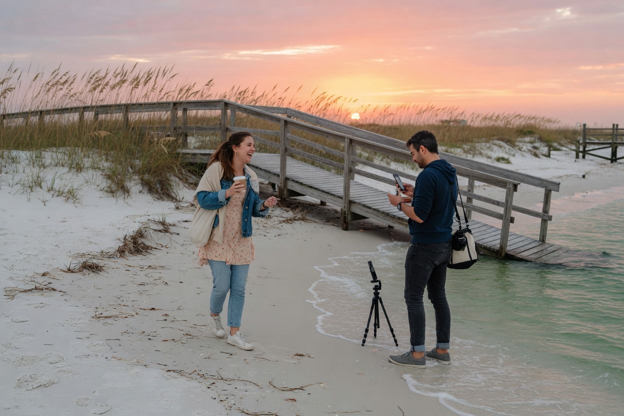 Sand in the Coffee, Vol. 95: the water behind the beach, and why it never gets a flag — daily from The Drift, Perdido Key OG