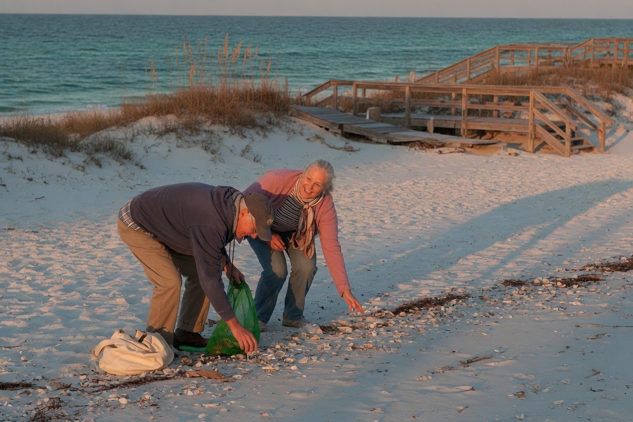 Sand in the Coffee, Vol. 90: the turtles are hatching, turn the porch light off — daily from The Drift, Perdido Key OG