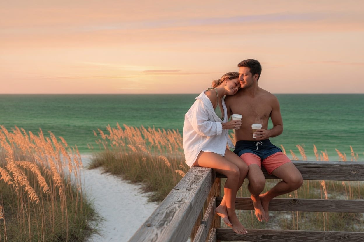 Sand in the Coffee, Vol. 85: what actually changes at the state line — daily from The Drift, Perdido Key OG