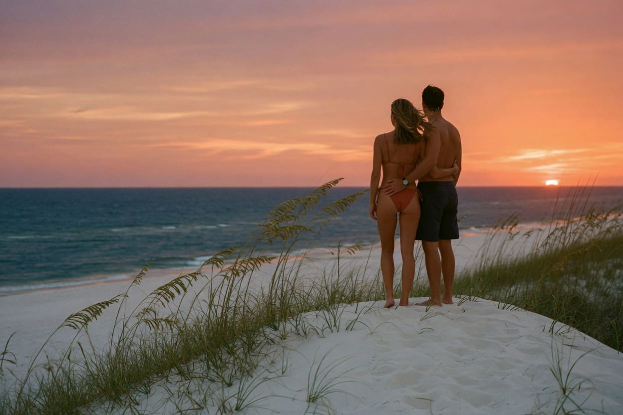 Sand in the Coffee, Vol. 57: the beach after the lights go out — daily from The Drift, Perdido Key OG