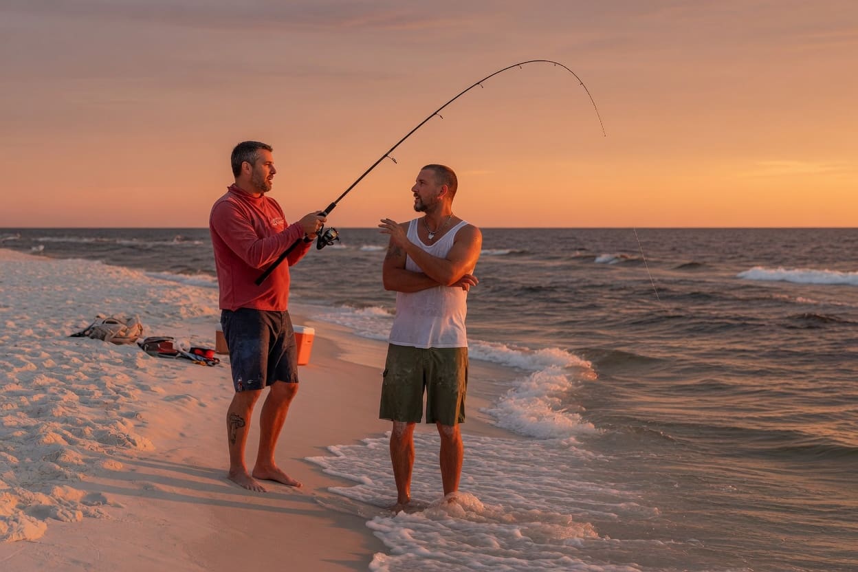 The Friday Report: tarpon time for real, snapper open on both sides, and the heat sets the clock — fishing-report from The Drift, Perdido Key OG